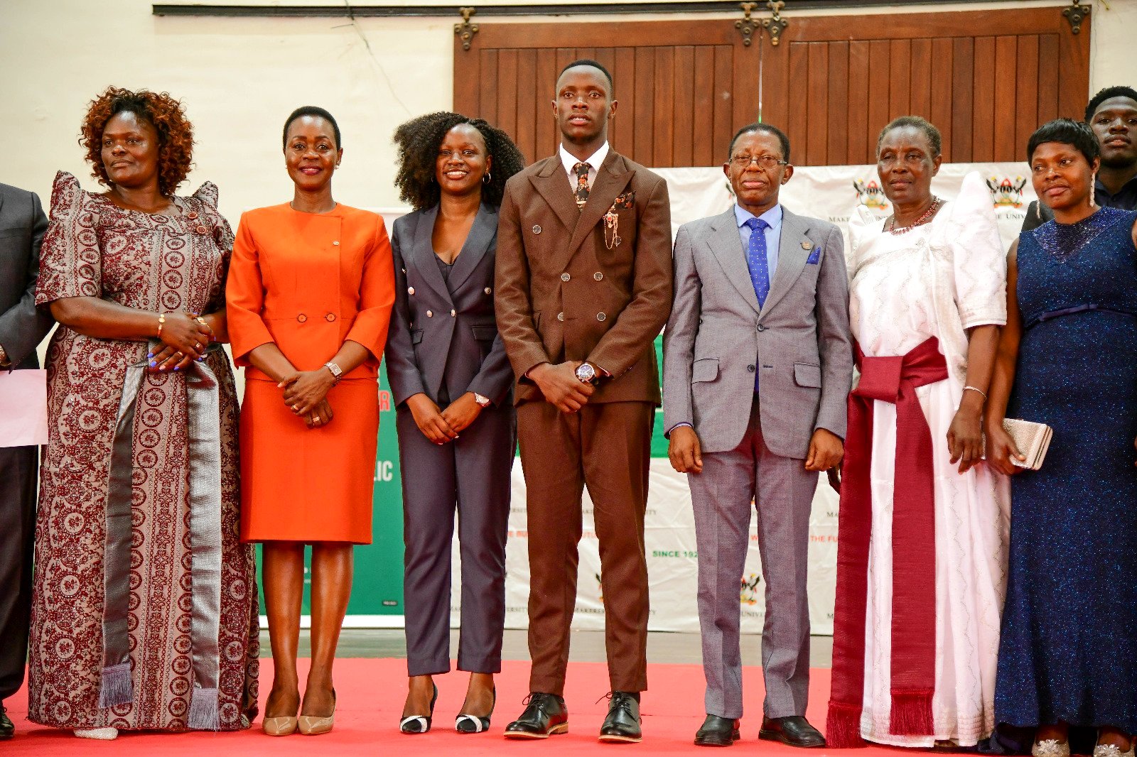 Ssentamu Churchill James and Kadondi Gracious inaugurated as the 91st Guild President and Vice President, 21st March 2025, Main Hall, Main Administration Building, Makerere University, Kampala Uganda, East Africa.