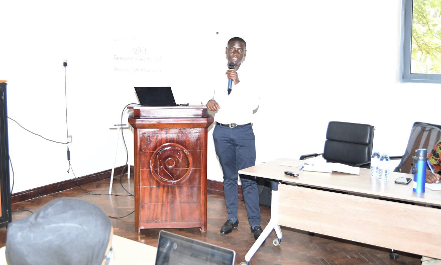 Mr. Hakimu Ssevviiri, Researcher, Urban Action Lab, Makerere University. Department of Geography, Geo-informatics, and Climatic Sciences, Makerere University in collaboration with University of Waterloo and University of Manchester, launch of project titled: The Urban Future Project: Toward Health Equity, Inclusive Governance and Climate Adaptation in African Informal Settlements, and Urban Heat Risk Awareness Raising and Knowledge Exchange and Urban Heat Management Handbook, 6th March 2025, Kampala Uganda, East Africa.