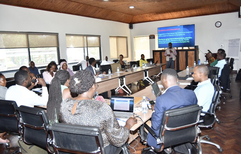 Participants. Department of Geography, Geo-informatics, and Climatic Sciences, Makerere University in collaboration with University of Waterloo and University of Manchester, launch of project titled: The Urban Future Project: Toward Health Equity, Inclusive Governance and Climate Adaptation in African Informal Settlements, and Urban Heat Risk Awareness Raising and Knowledge Exchange and Urban Heat Management Handbook, 6th March 2025, Kampala Uganda, East Africa.