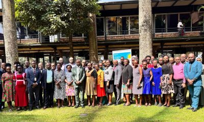 Prof. Edward Bbaale (Centre) poses for a group photo with participants at Women RISE Project dissemination workshop on 13th March 2025. Makerere University College of Business and Management Sciences (CoBAMS) Women RISE project titled, “Economic and Health Impact and the Resilience of Last Mile Populations in Artisanal and Small-Scale Mining Unplanned Settlements in Sub-Saharan Africa Before, During and After COVID-19,” focused on Ghana and Uganda as case studies, Workshop, 13th March 2025, Kampala Uganda, East Africa.