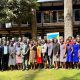 Prof. Edward Bbaale (Centre) poses for a group photo with participants at Women RISE Project dissemination workshop on 13th March 2025. Makerere University College of Business and Management Sciences (CoBAMS) Women RISE project titled, “Economic and Health Impact and the Resilience of Last Mile Populations in Artisanal and Small-Scale Mining Unplanned Settlements in Sub-Saharan Africa Before, During and After COVID-19,” focused on Ghana and Uganda as case studies, Workshop, 13th March 2025, Kampala Uganda, East Africa.