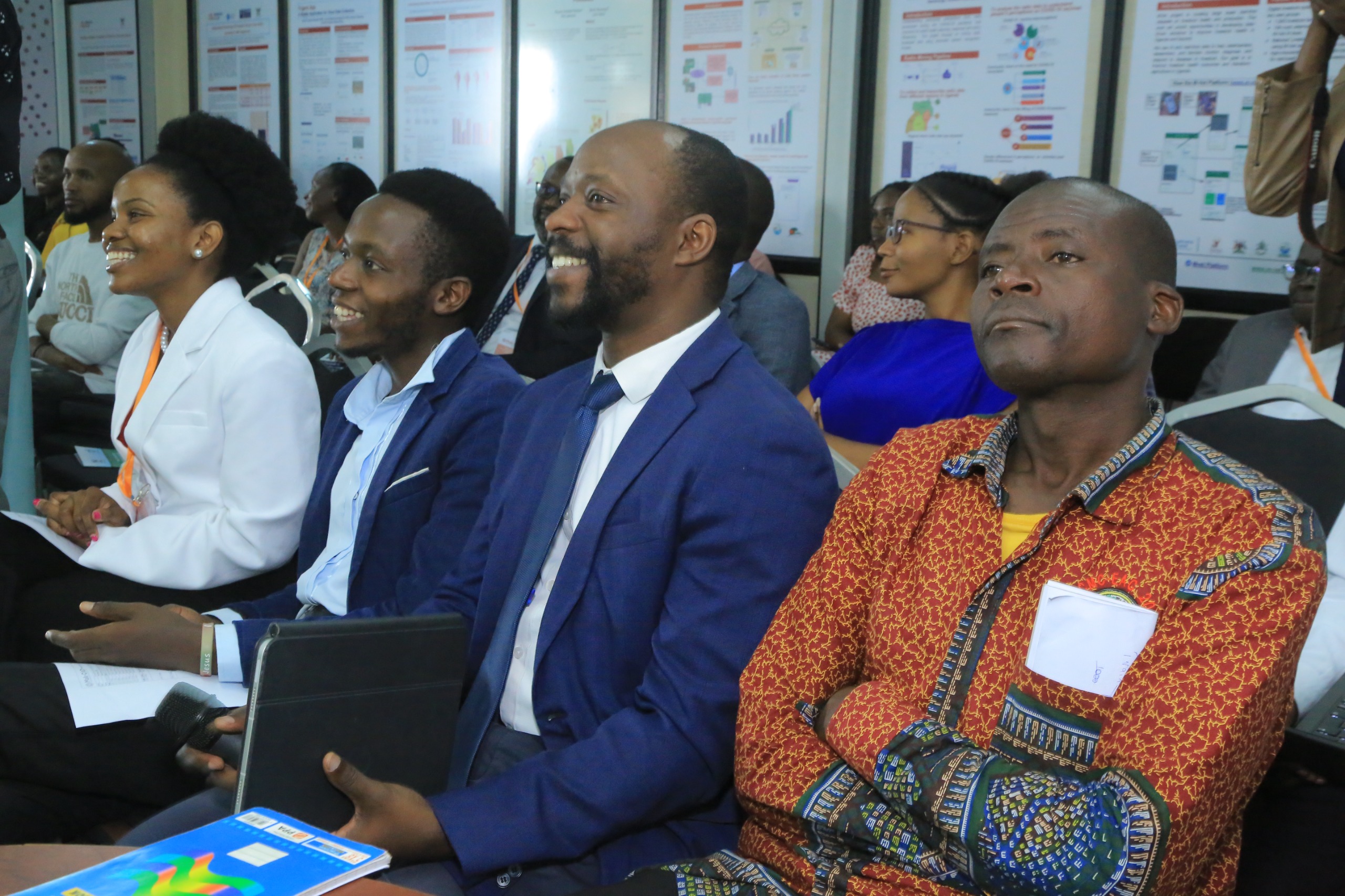 Some of the launch participants attending the centre launch. Official launch of the Makerere University Centre for Artificial Intelligence and Data Science (Mak-CAD), a hub dedicated to advancing AI research and innovation for Africa’s development. Theme: “Building Responsible AI Research and Innovations for Impact,” 13th March 2025, College of Computing and Information Sciences (CoCIS), Block B, Kampala Uganda, East Africa.