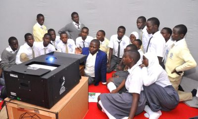 Students from the participating schools in the Planetarium shortly before the dissemination workshop on 21st March 2025. Planetarium Shows was one of the project activities that provided exciting visual experience where students could view projections of stars and planets. Research dissemination by Department of Physics Initiative to use astronomy and space science to capture the imagination of students to embrace science and mathematics. Funded by the Government of Uganda through the Makerere University Research and Innovations Fund (MakRIF), 21st March 2025, Kampala Uganda, East Africa.