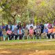 MakSPH Dean Prof. Rhoda Wanyenze Dr. Florah Karimi, CARTA Program Manager for Institutionalization (Center) pose for a group photo with CARTA Fellows and 20 members of 11th Cohort on 3rd March 2025 in Kampala. Joint Advanced Seminars (JAS) 1 training for 11th Cohort of the Consortium for Advanced Research Training in Africa (CARTA) doctoral fellowship, 3rd March 2025, Makerere University School of Public Health, Kampala Uganda, East Africa.