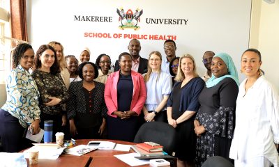 Therese Lind, Head of Administration at Karolinska Institutet (KI)’s Department of Global Public Health (3rd Right) with the delegation and staff from MakSPH during the visit on 24th March 2025. Makerere University School of Public Health (MakSPH) hosting delegation from Karolinska Institutet (KI) Department of Global Public Health led by Therese Lind, head of administration for a two-day administrative exchange, part of 25 years of a flourishing partnership, 23rd-24th March 2025, Kampala Uganda, East Africa.