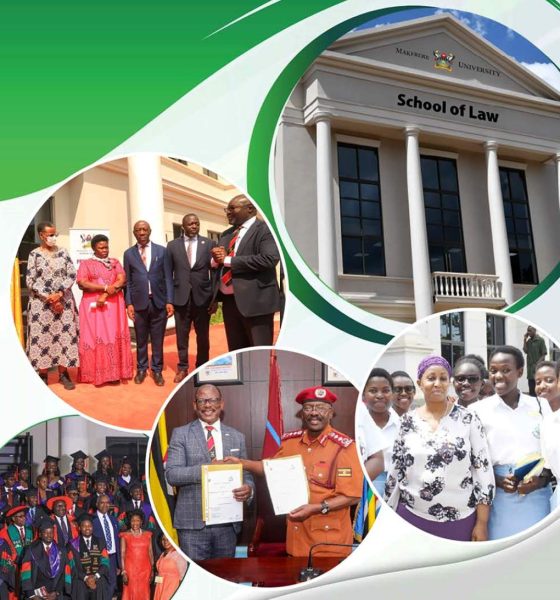Cover page of the School of Law Annual Report for 2024. Makerere University, Kampala Uganda, East Africa.