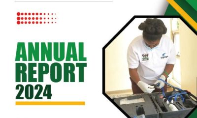 Cover page of the CAES Annual Report 2024. College of Agricultural and Environmental Sciences, Makerere University, Kampala Uganda, East Africa.