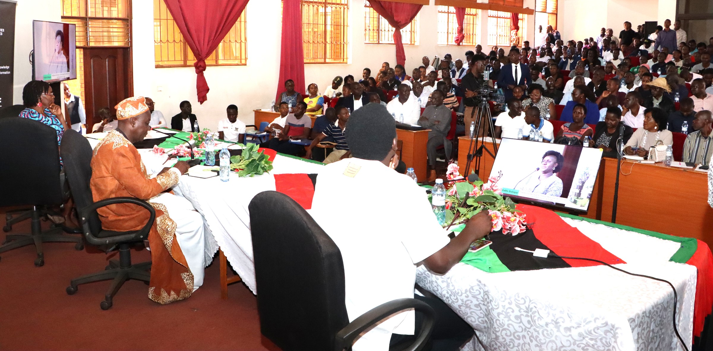 Some of the attendees that graced the public dialogue on 29th April 2025. College of Humanities and Social Sciences (CHUSS) a historic public dialogue between Dr. Jimmy Spire Ssentongo and Dr. Yahaya Hills Kagali Sekagya, titled “Traditional Spirituality, Herbal Medicine, Witchcraft and Questions of Truth.” 29th April 2025, College of Engineering, Design, Art and Technology (CEDAT) Conference Hall, Makerere University, Kampala Uganda, East Africa.