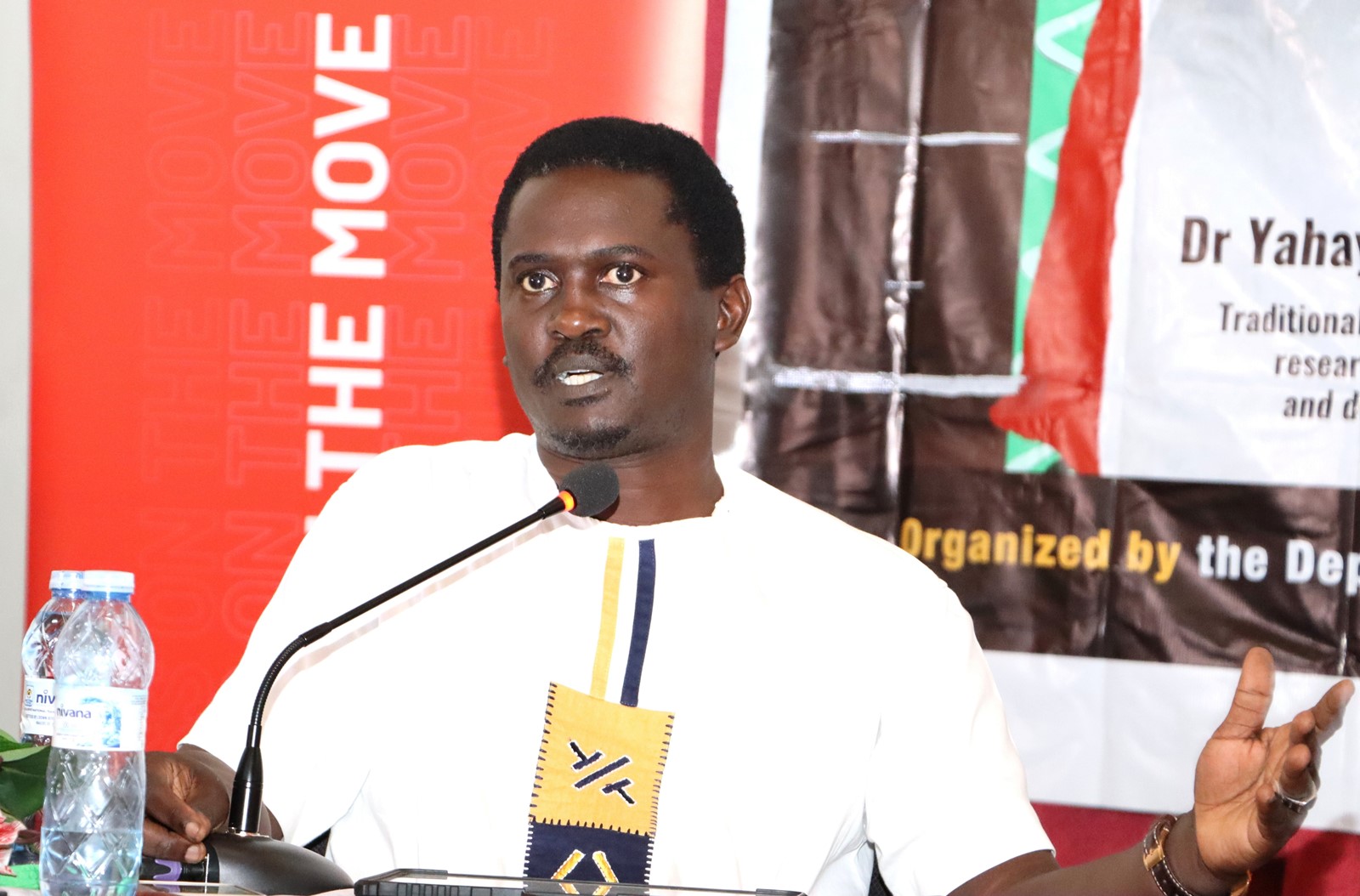 Dr. Jimmy Spire Ssentongo. College of Humanities and Social Sciences (CHUSS) a historic public dialogue between Dr. Jimmy Spire Ssentongo and Dr. Yahaya Hills Kagali Sekagya, titled “Traditional Spirituality, Herbal Medicine, Witchcraft and Questions of Truth.” 29th April 2025, College of Engineering, Design, Art and Technology (CEDAT) Conference Hall, Makerere University, Kampala Uganda, East Africa.