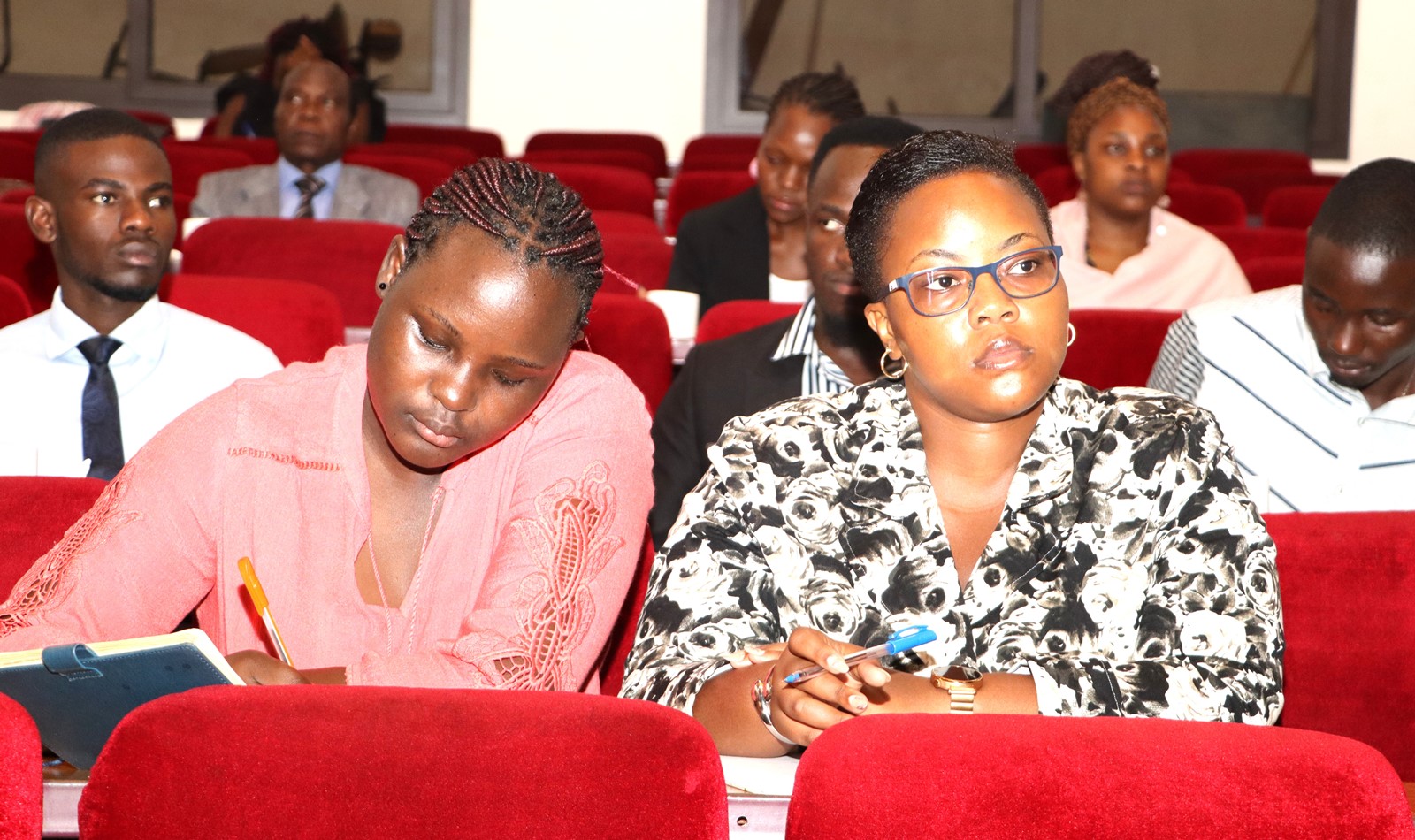 Some of the participants attending the celebration. Uganda Media Sector Working Group in collaboration with Makerere University Department of Journalism and Communication, CIPESA, Oslo Metropolitan University, the Uganda Human Rights Commission, the African Centre for Media Excellence, UNESCO, the Uganda Media Council, and Media Focus on Africa commemorating World Press Freedom Day, global theme “Defending the Truth in an Age of Polarization and Distrust”, 6th May 2025, CEDAT Conference Hall, Kampala, East Africa.
