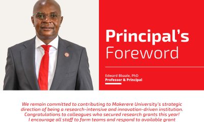Prof. Edward Bbaale, Principal, College of Business and Management Sciences (CoBAMS), Annual Report 2024. Makerere University, Kampala Uganda, East Africa.