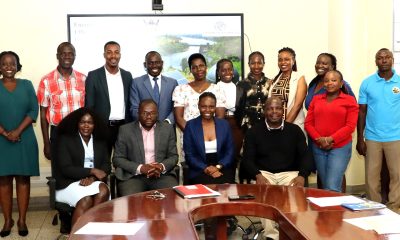 Participants in group photo after the inception workshop. Environment for Development (EfD) initiative at Makerere University inception workshop for two-year research project aimed at studying energy demand and efficiency among Ugandan households and small and medium enterprises (SMEs), supported by a $30,000 grant from the Carnegie Corporation under the CECAP program, 14th May 2025, EfD Conference Room, Yusuf Lule Central Teaching Facility, Makerere University, Kampala Uganda, East Africa.