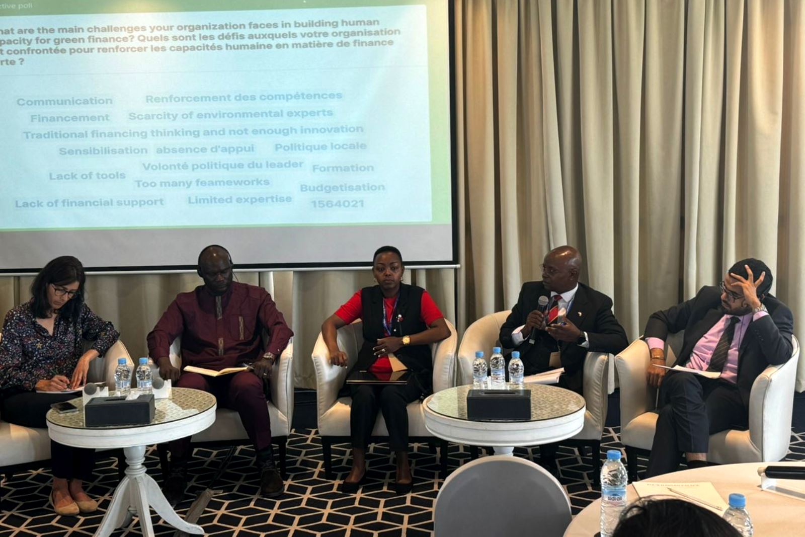 Prof. Edward Bbaale (2nd Right) contributed during a panel discussion at the PAGE Academy. The Principal, College of Business and Management Sciences (CoBAMS), Makerere University, Kampala Uganda, East Africa, Prof. Edward Bbaale participates in the Partnership for Action on Green Economy (PAGE) Academy in Rabat, Morocco, from 21 to 23 May 2025.