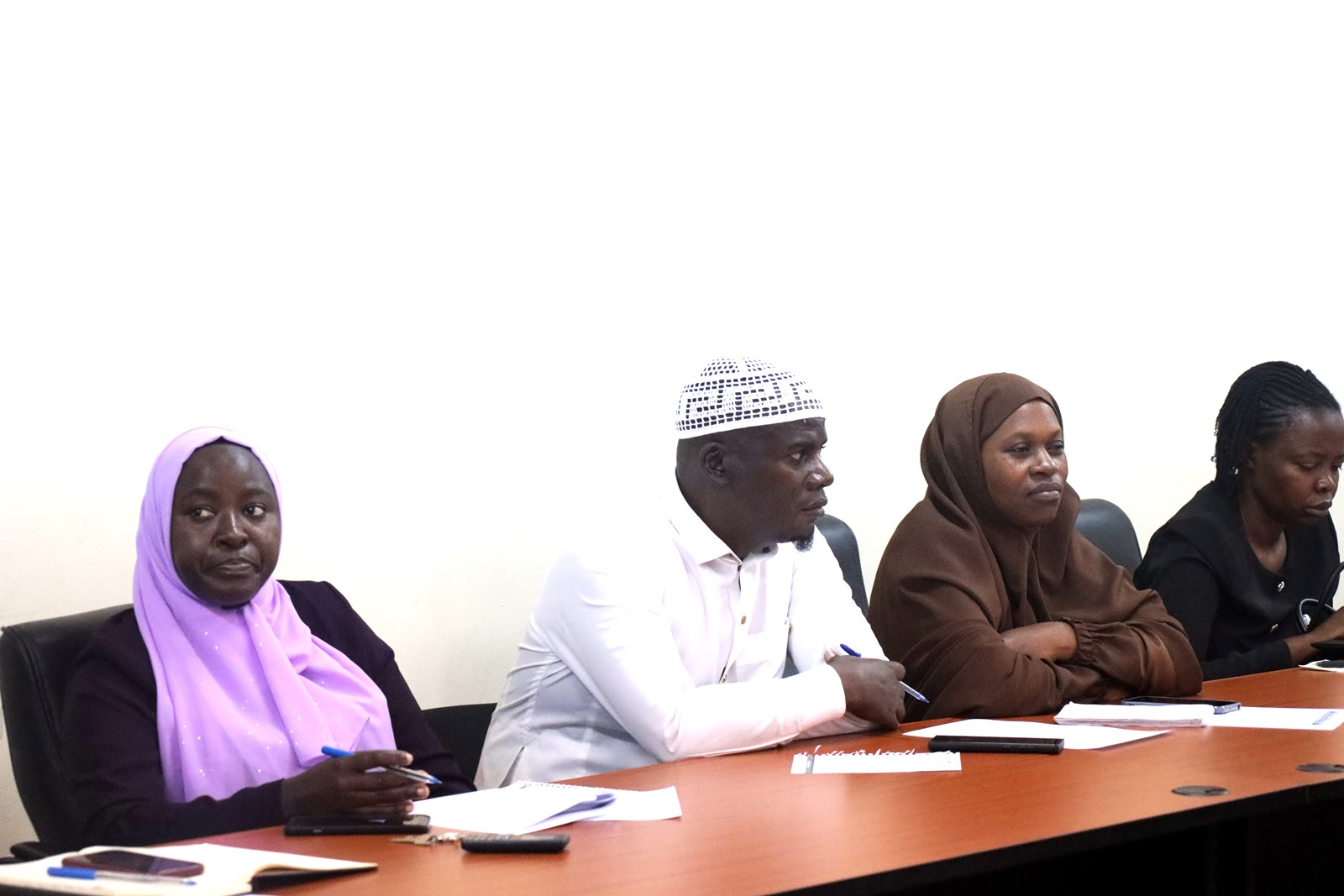 Some of the staff participating in the engagement meeting. Delegation from the African Economic Research Consortium (AERC) strengthening partnership with the School of Economics through re-engineering economic research, capacity building, policy formulation and collaboration to impact Africa’s development and transformation, College of Business and Management Sciences (CoBAMS), 23rd May 2025, Makerere University, Kampala Uganda.