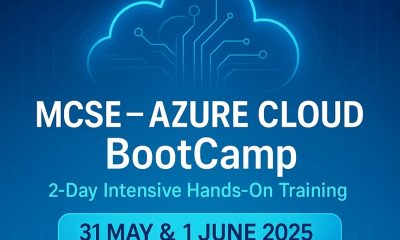 MSCE-Azure Cloud BootCamp, 31st May & 1st June 2025, 9:00AM - 12:00PM.