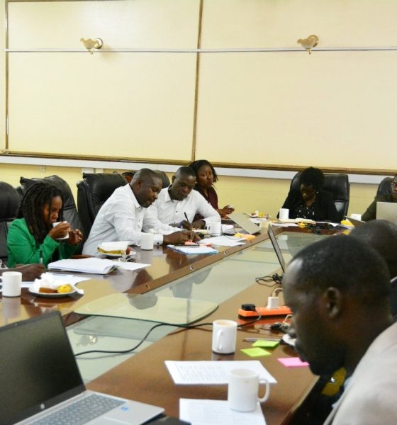 Participants at the roundtable discussion on climate-smart initiatives and livestock feed innovations in Uganda in the E-Boardroom at CoVAB. Leading agricultural experts and stakeholders high-level roundtable discussion on climate-smart initiatives and livestock feed innovations in Uganda hosted May 2025 at the College of Veterinary Medicine, Animal Resources and Biosecurity (CoVAB), Makerere University, Kampala, Uganda, East Africa.
