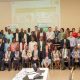 A Group photo of a multidisciplinary team at Best Western Premier | Garden Hotel, Entebbe, Uganda after the final dissemination of Cross-Disciplinary Alliance to Identify, PREdict, and PrePARe for Emerging Vector-Borne Diseases (PREPARE4VBDs. Final dissemination workshop of the EU-funded project: A Cross-Disciplinary Alliance to Identify, PREdict, and PrePARe for Emerging Vector-Borne Diseases (PREPARE4VBDs) with Prof. Lawrence Mugisha Co-Principal Investigator from College of Veterinary Medicine, Animal Resources and Biosecurity (CoVAB), Makerere University, held 5th-8th May 2025, Best Western Premier Garden Hotel, Entebbe, Uganda, East Africa.