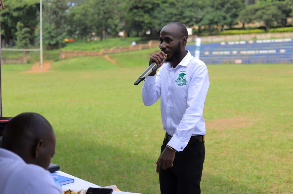 Derrick Asiimwe. Mastercard Foundation Scholars Program family day event, 19th May 2025, Rugby Grounds, Makerere University, Kampala Uganda, East Africa.