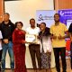 Makerere University team receiving their Certificate of Participation. Olympia Debate Society, Nairobi Kenya, East Africa.