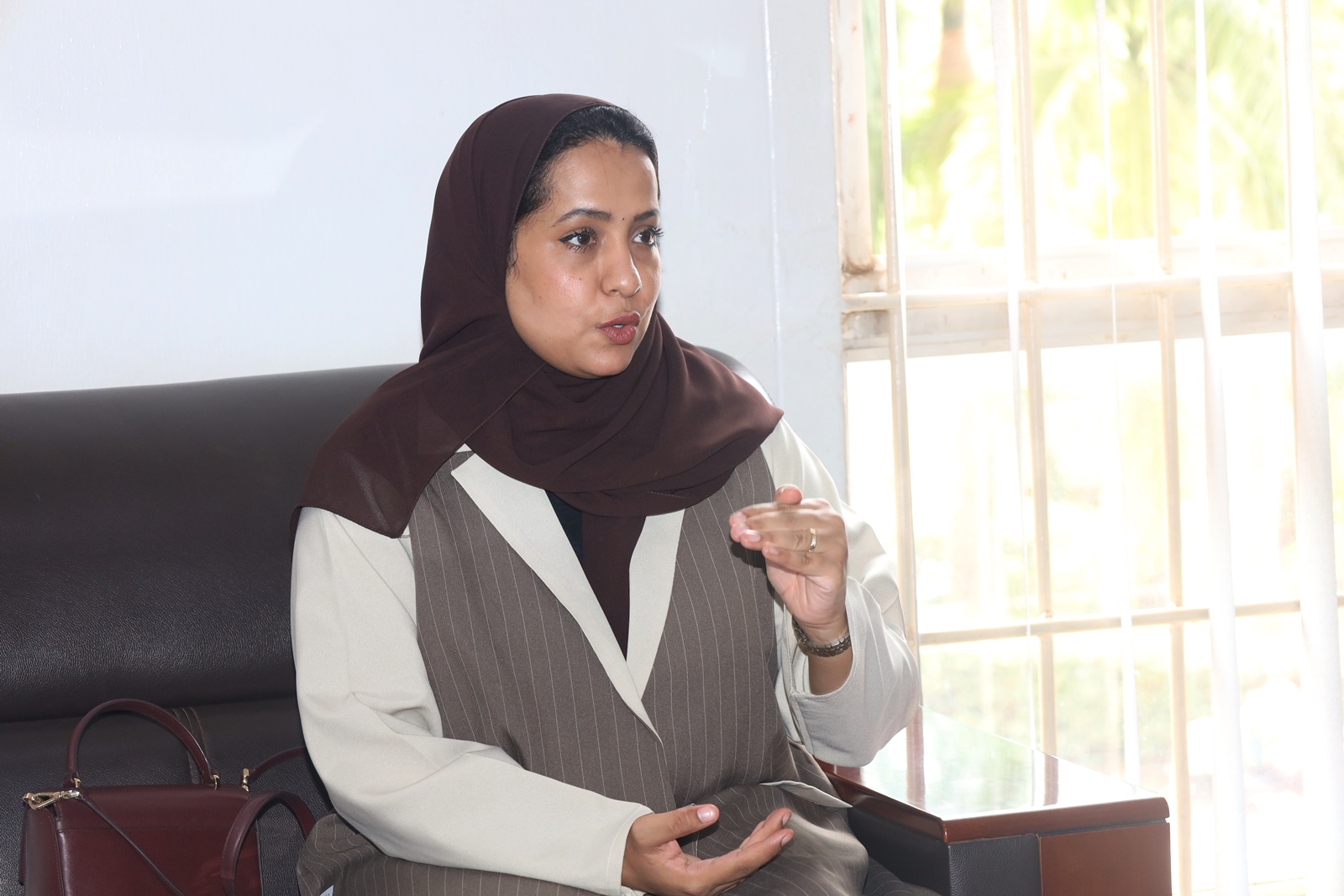 Dr. Hanan AL Malki, the Director of Program and Center Planning and Management at the King Salman Global Academy for the Arabic Language. Principal, College of Education and External Studies (CEES) Prof. Anthony Muwagga Mugagga meeting with Dr. Hanan Al Malki, Director of Program and Centre Planning and Management, King Salman Global Academy for the Arabic Language, aimed at building institutionalized partnerships in language education in Uganda and globally, 17th June 2025, Makerere University, Kampala Uganda, East Africa.