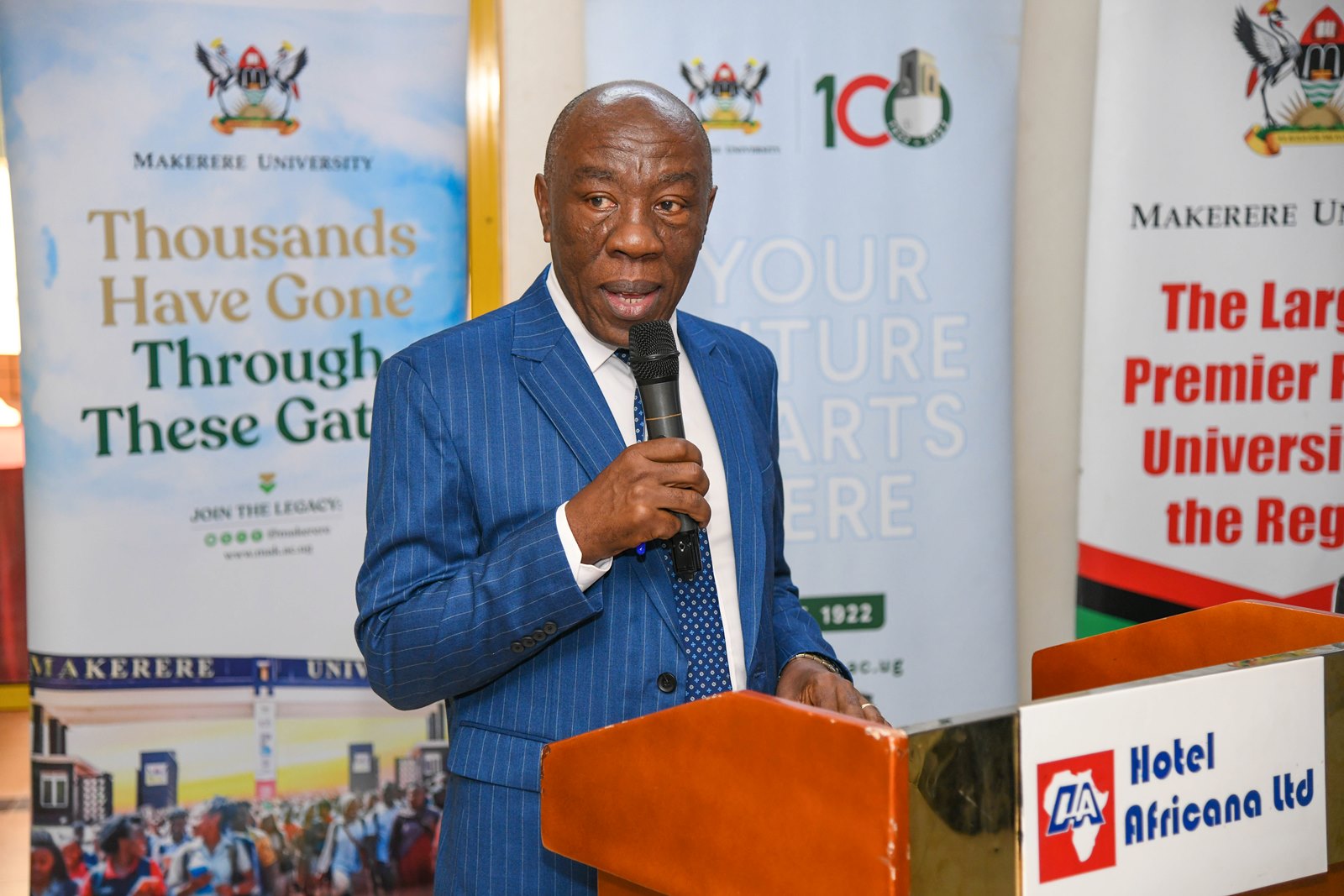 Professor Henry Alinaitwe. Unveiling and stakeholder review of Draft Master Plan for Open, Distance, and e-Learning (ODeL), funded by KOICA and implemented with technical support from the Korea National Open University (KNOU) and the Korea Institute for Development Strategy (KDS), 5th June 2025, Hotel Africana, Kampala Uganda, East Africa.