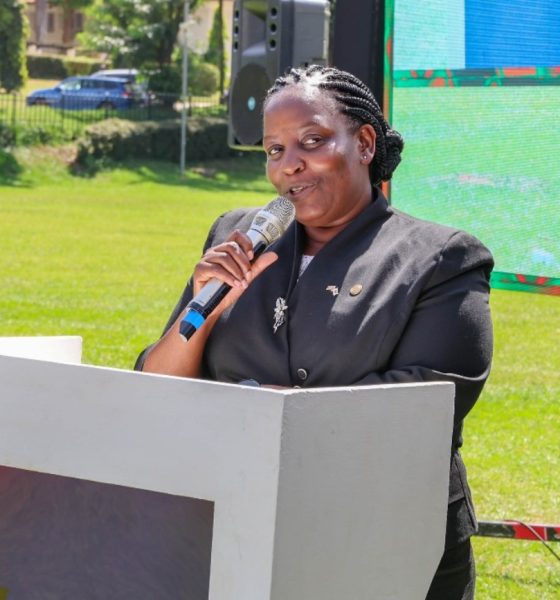 Prof. Helen Nambalirwa Nkabala, Principal CHUSS represented the Vice Chancellor at the event. Science of Designing, Adaptation, and Implementation of Evidence-Based Parenting Interventions 12-week course, Child Health and Development Centre (CHDC), College of Health Sciences (CHS) graduation presided over by The Iteso Cultural Leader, His Highness Emorimor Papa Paul Sande Emolot, 11th June 2025, Freedom Square, Makerere University, Kampala Uganda, East Africa.