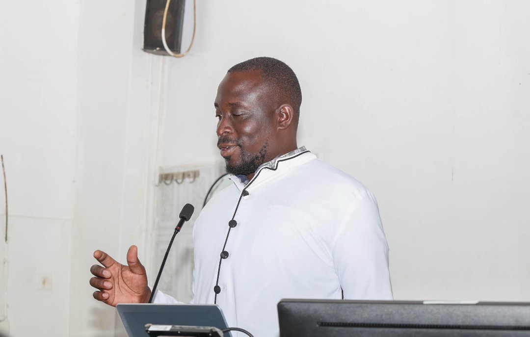 Ordinand Cosmas Ddembe. Makerere University College of Health Sciences (MakCHS) commemorated the silent teacher-cadavers used in anatomy classes for medical students, created awareness and sensitised the public about importance of whole body donation, 30th May 2025, New Mulago Hospital Complex, Kampala Uganda, East Africa.