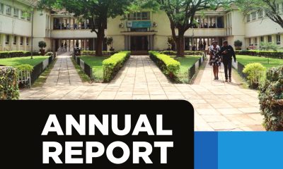 Cover page of the CHUSS Annual Report 2024. Makerere University, Kampala Uganda, East Africa.