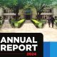 Cover page of the CHUSS Annual Report 2024. Makerere University, Kampala Uganda, East Africa.