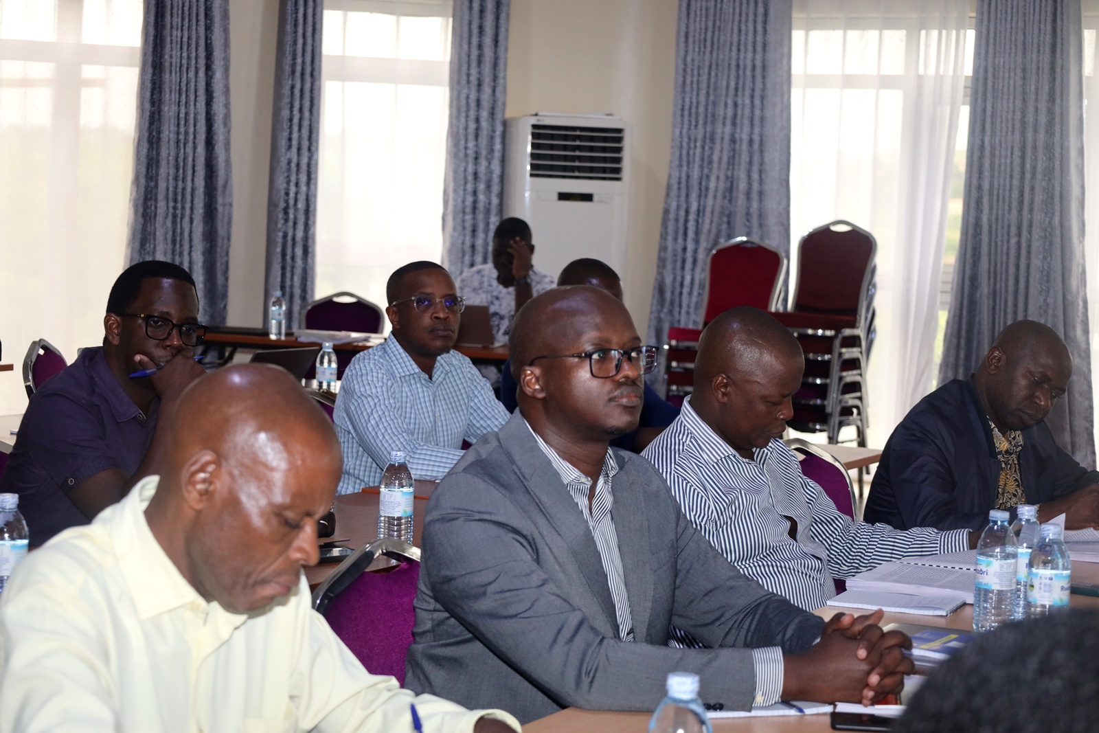 A section of participants from MDAs. Ministry of Finance, Planning and Economic Development (MoFPED), Public Investment Management Centre of Excellence at Makerere University, two-week Integrated Regulatory Cost-Benefit Analysis (IRCBA) training commencement 30th June to 11th July 2025, Jinja Uganda, East Africa.