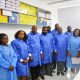 Prof. Robert Wamala (5th from Left) and a section of CoVAB staff and students that witnessed the receipt of the equipment. Donation of scientific laboratory equipment worth USD 400,000 (Shs. 1.4 billion) through the Seeding Labs’ Instrumental Access Program to enhance teaching, research, and diagnostic services at the College of Veterinary Medicine, Animal Resources and Biosecurity (CoVAB), 4th June 2025, Makerere University, Kampala Uganda, East Africa.