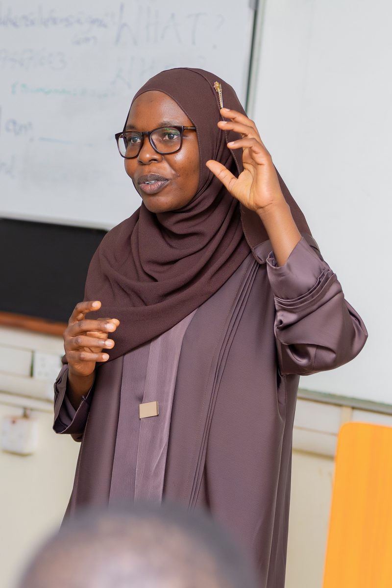Dr. Aisha Nakiwala, Head of the Department of Journalism and Communication, underscored the partnership between DJC and MakSPH as a crucial step toward strengthening public health through strategic communication. June 5th, 2025. Intensive one-month course on Health Communication, first cohort June 5 to July 24, 2025, jointly offered by Makerere University School of Public Health (MakSPH)’s Department of Community Health and Behavioural Sciences (CHBS) and the Department of Journalism and Communication (DJC), School of Languages, Literature, and Communication (SLLC), co-designed in 2024 with support from the Rockefeller Foundation through Amref Health Africa, Kampala Uganda, East Africa.