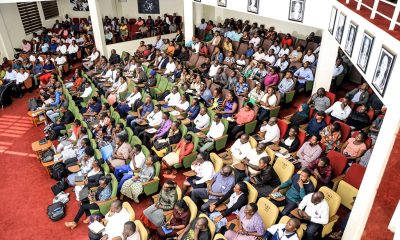 Kickoff training for teams tasked with collecting data for the Uganda Population-Based HIV Impact Assessment (UPHIA) 2024-2025, held 19th May 2025, Makerere University School of Public Health (MakSPH) Auditorium, Main Campus, Kampala Uganda, East Africa.