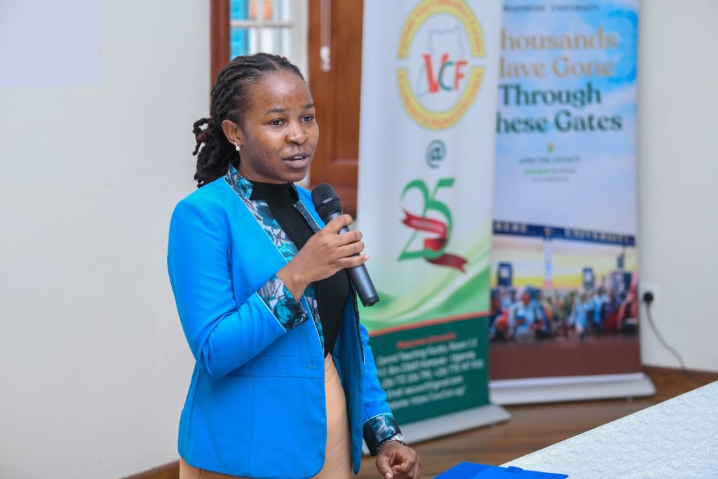 HEAC Beneficiary and Kabale University Student. Extraordinary sitting of the Uganda Vice Chancellors Forum (UVCF) meeting to discuss Higher Education Access Certificate (HEAC) programme and Technical and Vocational Education and Training (TVET) Act, 2025, Senior Common Room, Makerere University, Kampala Uganda, East Africa on 23rd June 2025.