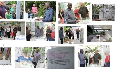 A photo montage of Dr. Godwin Anywar at the project ‘Traditional medicine in Transition (TMT)’ at the Institute of Systematic and Evolutionary Botany (ISEB) and Botanical Garden, University of Zurich, Switzerland. 4th-12th June 2025. Photo: LinkedIn/Dr. Godwin Anywar