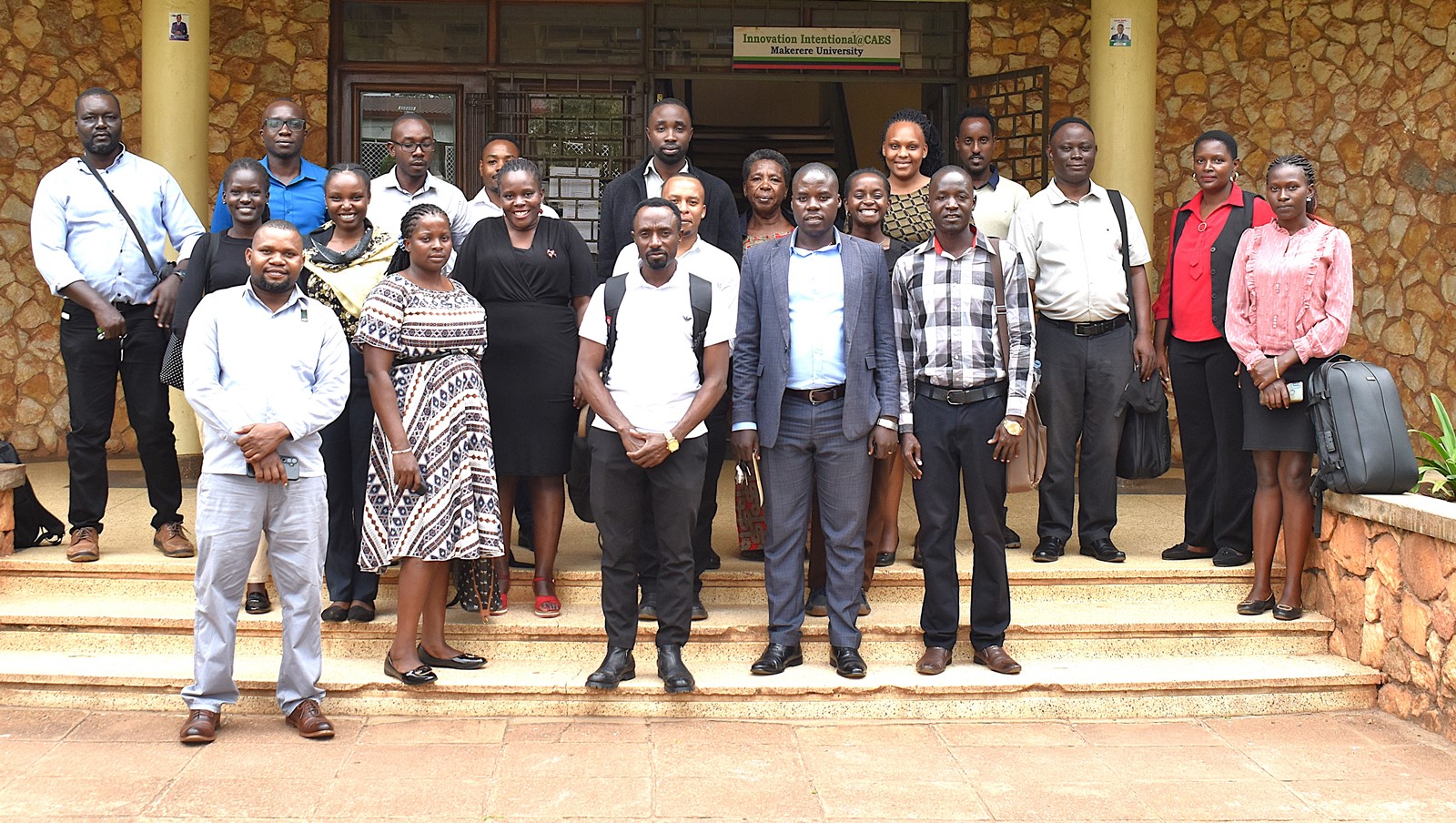 Some of the participants and trainers at the workshop. Agricultural Policy Research Centre (APRC), housed within the College of Agricultural and Environmental Sciences (CAES) two-day intensive training workshop on African Agriculture Adaptation Atlas (AAAA), 25th-26th June 2025, School of Agricultural Sciences, Makerere University, Kampala Uganda, East Africa 2nd July 2025.