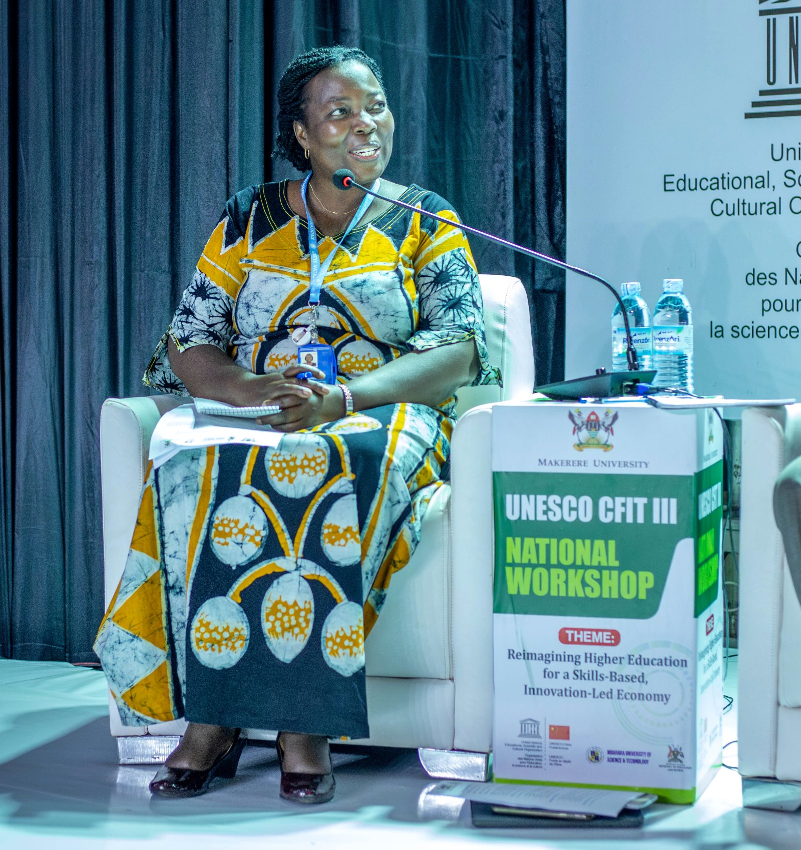 Mrs. Nasaba Rosemary represented UNESCO. People's Republic of China funding to United Nations Educational, Scientific and Cultural Organization (UNESCO) to undertake China Funds In Trust (CFIT) project, CFIT III National Workshop, 29th July 2025, College of Engineering, Design, Art and Technology (CEDAT) Conference Hall, Makerere University, Kampala Uganda, East Africa.
