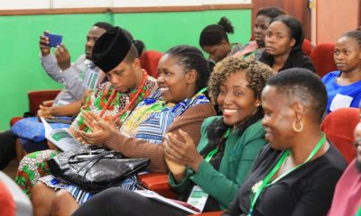 Some of the PhD Students in the audience. College of Humanities and Social Sciences (CHUSS) 2025 Graduate Symposium, Day 2, 20th June 2025, Main Hall, Main Building, Makerere University, Kampala Uganda, East Africa.