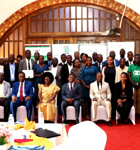 Participants in a group photo with Hon. Dr. Monica Musenero, Prof. Buyinza Mukadasi and other officials after the opening and graduation ceremony on 1st July 2026. 4th Cohort of Makerere University Inclusive Green Economy (IGE) Fellows—senior public servants from five key government institutions who completed a year-long training on green economic transformation focusing on reducing emissions in Uganda’s transport sector graduation and introduction of IGE Cohort 2025-2026, Kampala Kolping Hotel, East Africa 2nd July 2025.