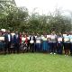 Commissioner Paul Mwanja and Assoc. Prof. Ibrahim Mike Okumu pose for a photo with participants after the certificate award ceremony on 11th July 2025. Public Investment Management (PIM) Centre of Excellence at Makerere University College of Business and Management Sciences (CoBAMS) conclusion of two-week training on the Certificate of Financial Implications (CFI) – Integrated Regulatory Cost-Benefit Analysis, for 34 economists from various MDAs with critical policy evaluation and fiscal analysis skills, 11th July 2025, Pearl on the Nile Hotel, Jinja Uganda, East Africa.