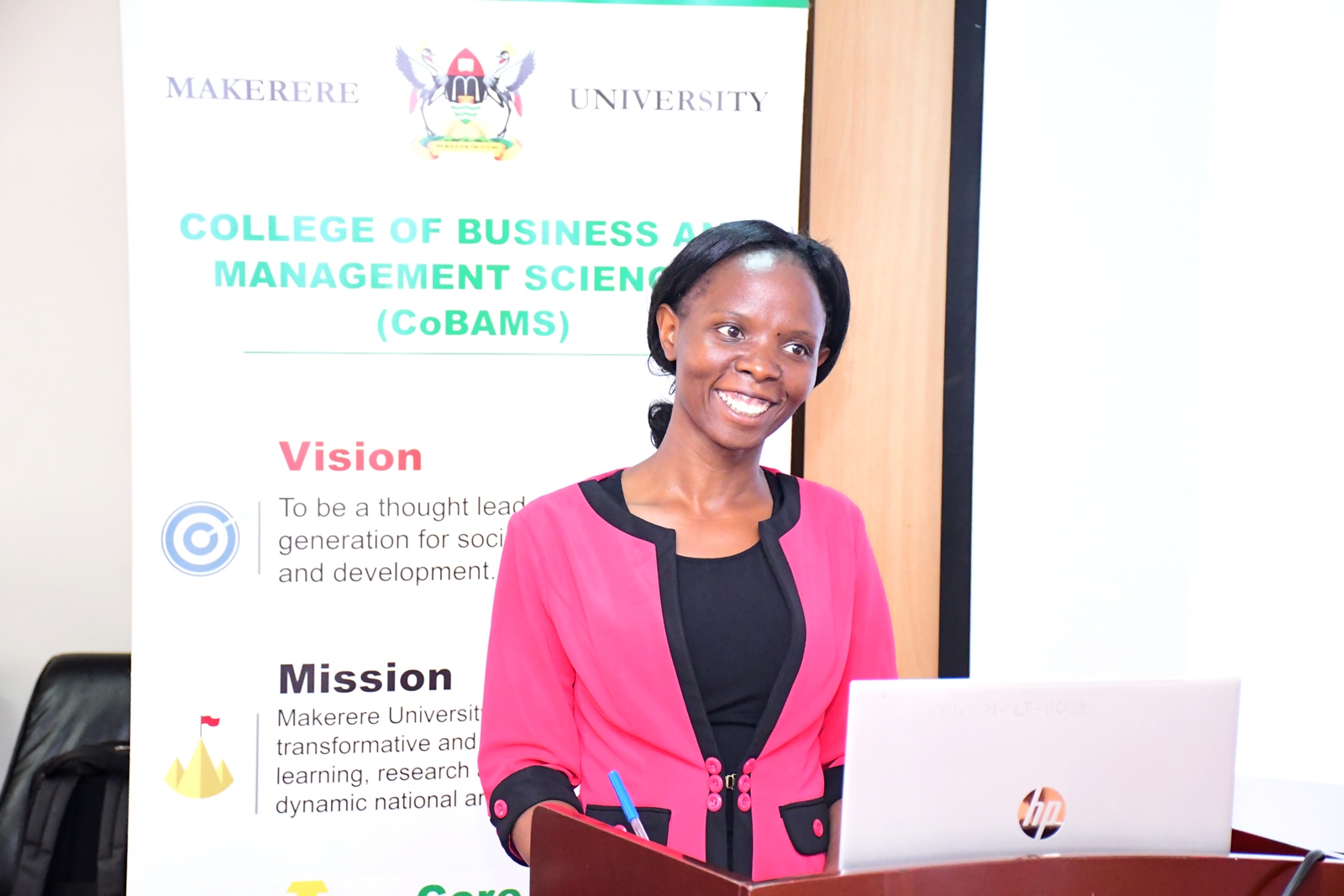 Ms. Ritah Namisango. School of Business, College of Business and Management Sciences (CoBAMS) five-day strategic leadership training for the first cohort of University managers, Day1-7th July 2025, Makerere University, Kampala Uganda, East Africa.