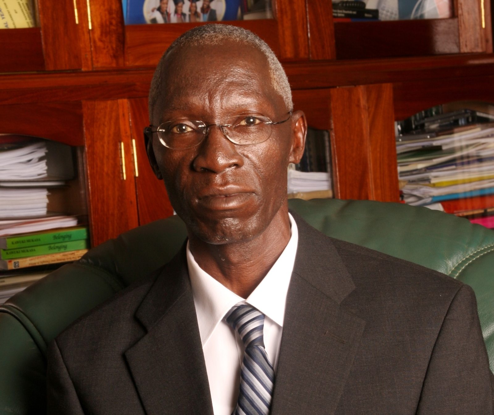 Professor Livingstone Sserwadda Luboobi, Vice Chancellor Emeritus, during his term of office 2004-2009. Makerere University, Kampala Uganda, East Africa.