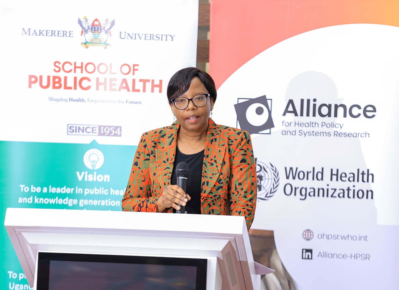 Partnerships for Stronger Knowledge Systems in Africa (KNOSA) East Africa Learning Forum, held July 9–10, 2025, hosted by Makerere University School of Public Health (MakSPH) with support from the WHO Alliance for Health Policy and Systems Research, Kampala Uganda, East Africa.