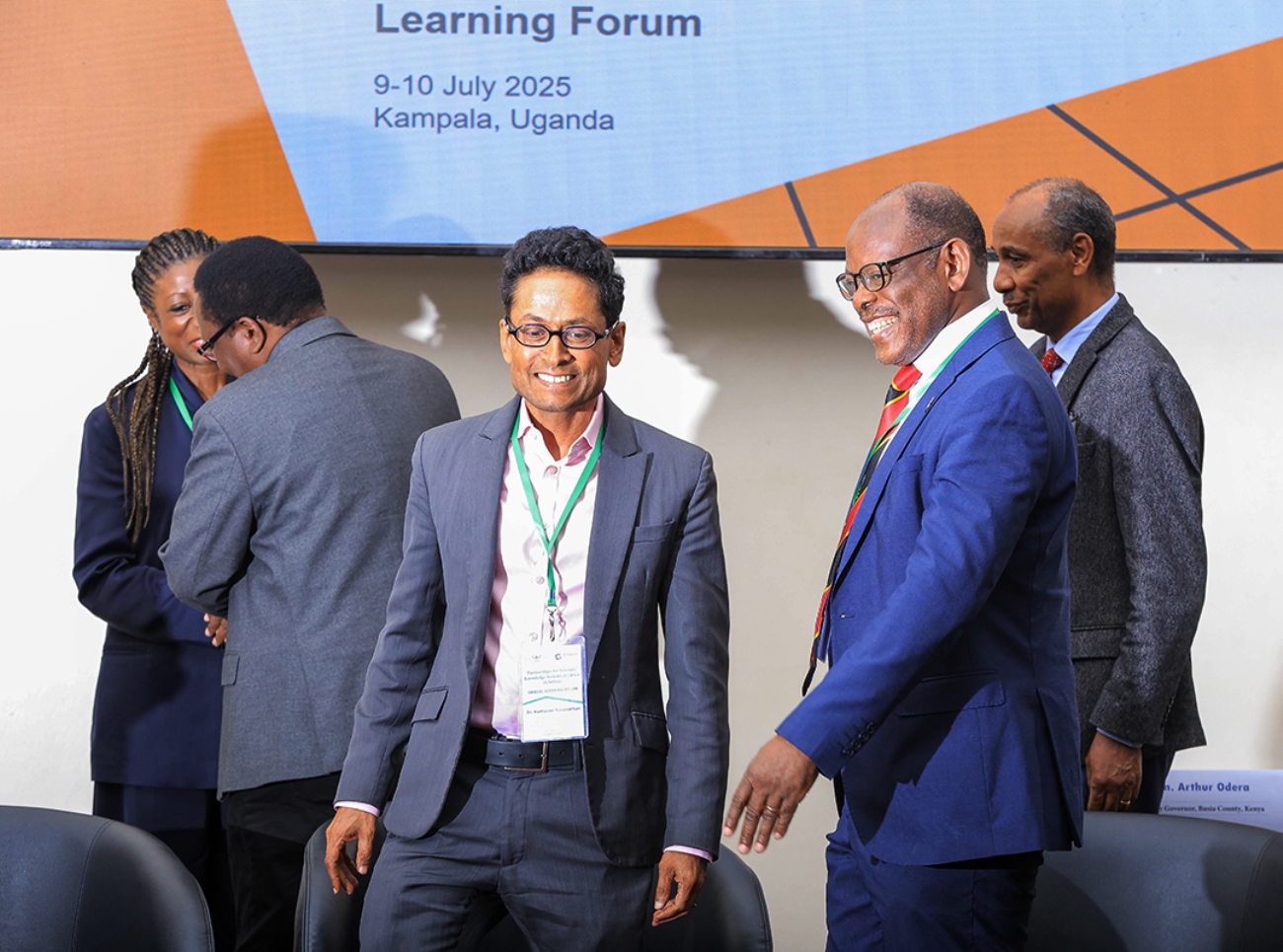 Partnerships for Stronger Knowledge Systems in Africa (KNOSA) East Africa Learning Forum, held July 9–10, 2025, hosted by Makerere University School of Public Health (MakSPH) with support from the WHO Alliance for Health Policy and Systems Research, Kampala Uganda, East Africa.