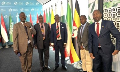 Prof. Barnabas Nawangwe with the Ugandan delegation at the VC-Forum-2025 in Rabat, Morocco
