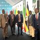 Prof. Barnabas Nawangwe with the Ugandan delegation at the VC-Forum-2025 in Rabat, Morocco