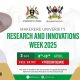 Research and Innovations Week 2025 Happening from 8th-10th of April