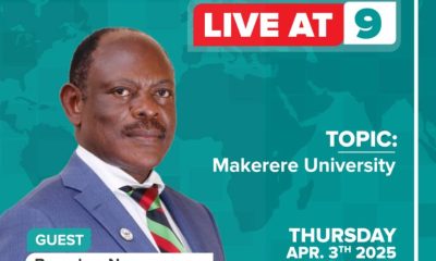 A flyer announcing the appearance of the Vice Chancellor on NBS TV