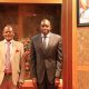 Prof. Barnabas Nawangwe with Dr. Michael Atingi-Ego who has been appointed Govenor Bank of Uganda