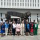 Second line: The vice Chancellor, Prof. Barnabas Nawangwe (2ND L) along side other Vice Chancellors from Worldwide Universities Network.